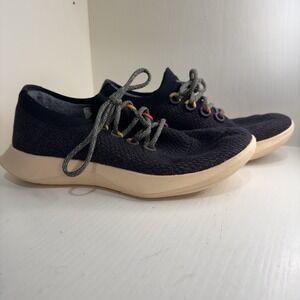 Allbirds Tree Dasher 2 Men's Running Shoes Black Peach Size 12 Low Top Knit